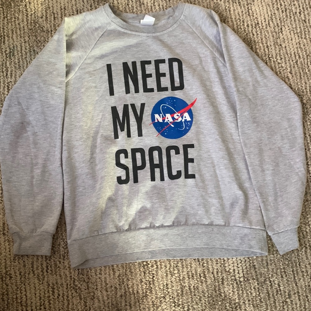 “I NEED MY SPACE” NASA crew neck!